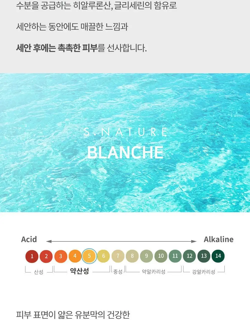 [온가족클렌저/화해1위] 에스네이처 블랑쉬 클렌저 260ml 상세페이지 13